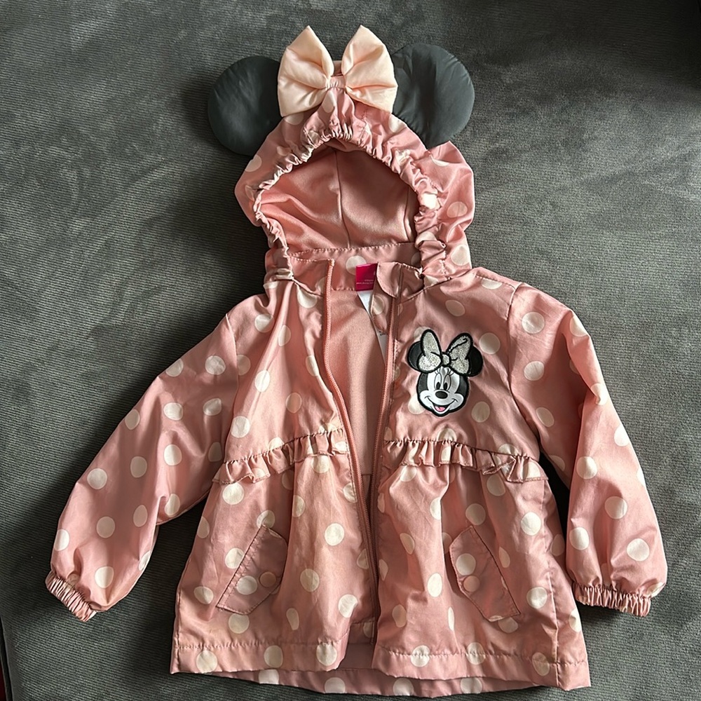 Disney Minnie Mouse Raincoat 2T